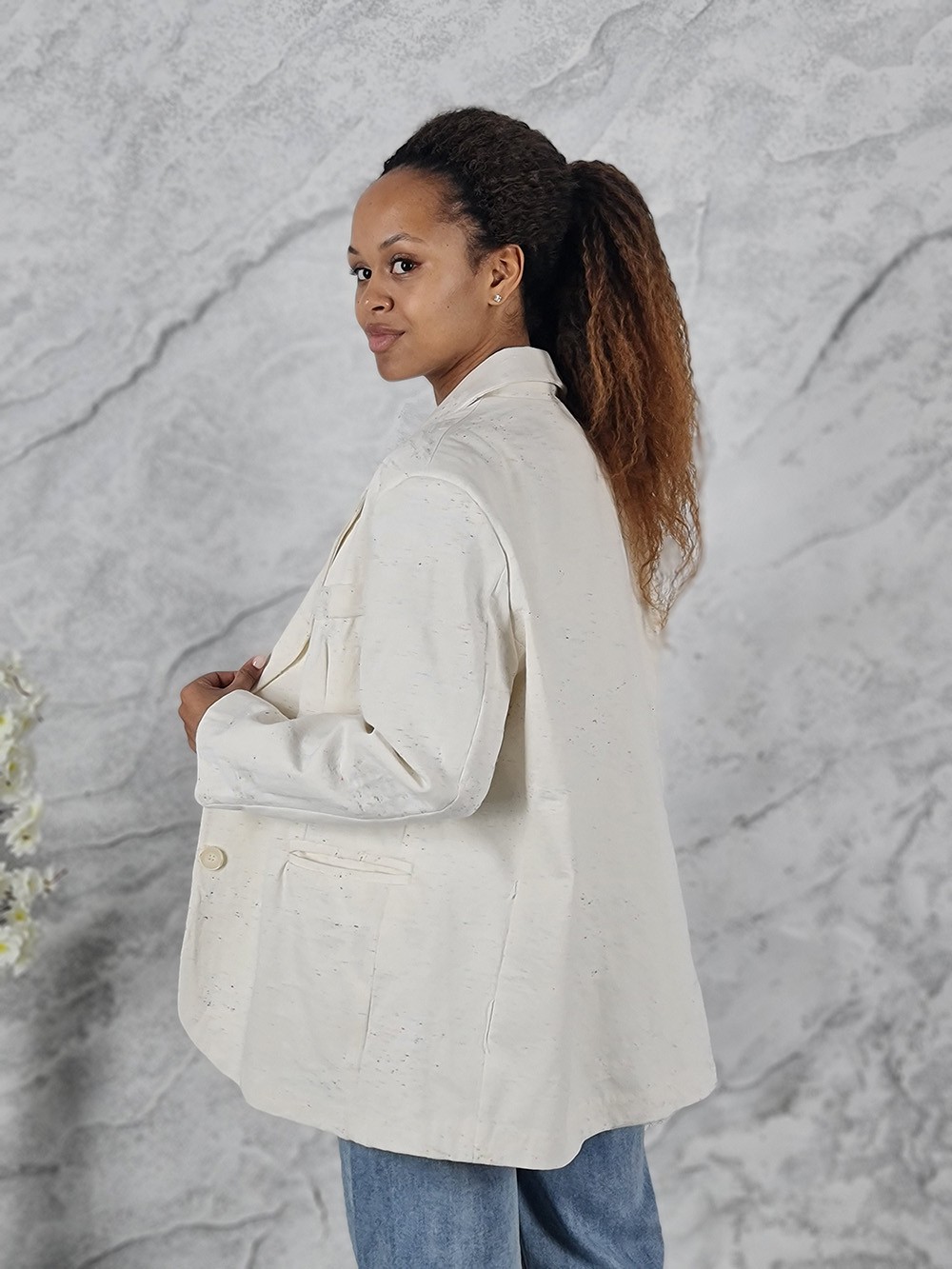 Пиджак MIHO'S молочный, фотография №2