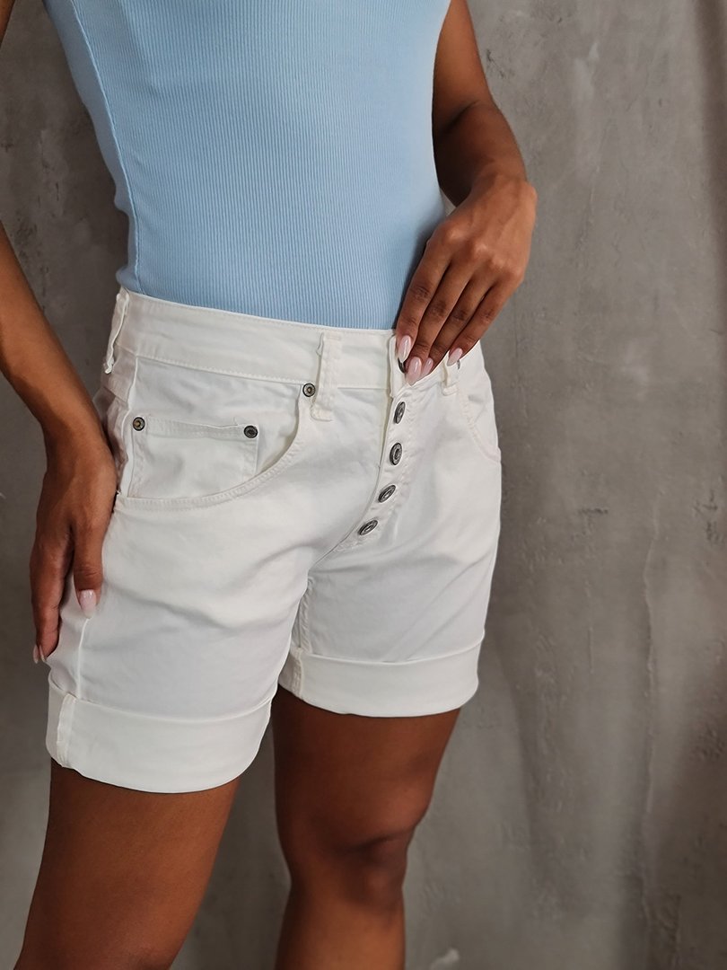 Шорты Please джинсовые белые, фотография №1