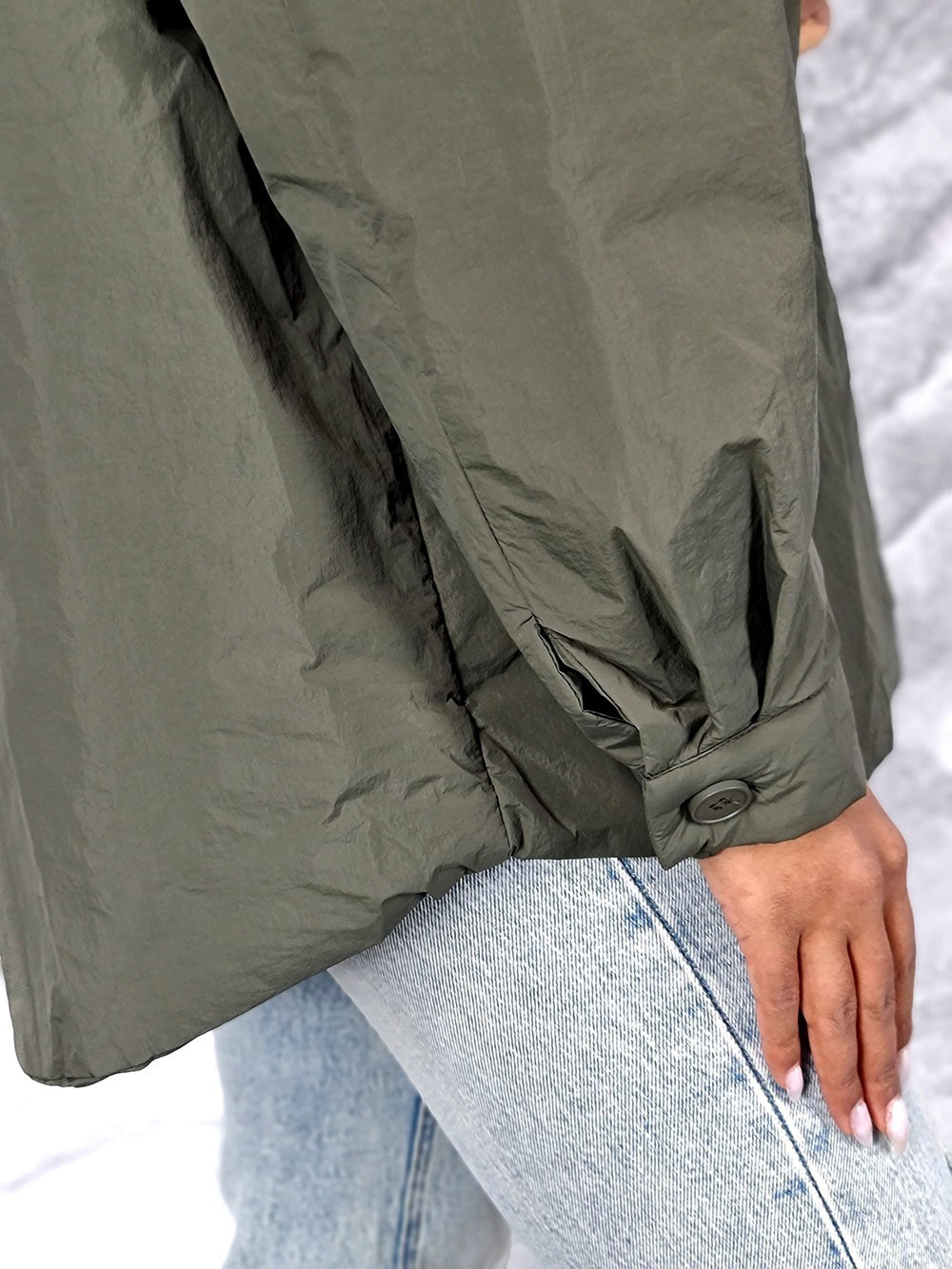 Куртка My Star Collection с карманами на груди хаки, фотография №5