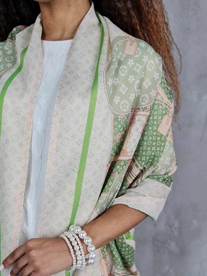 Шарф My Little Italy зеленый, фотография №2