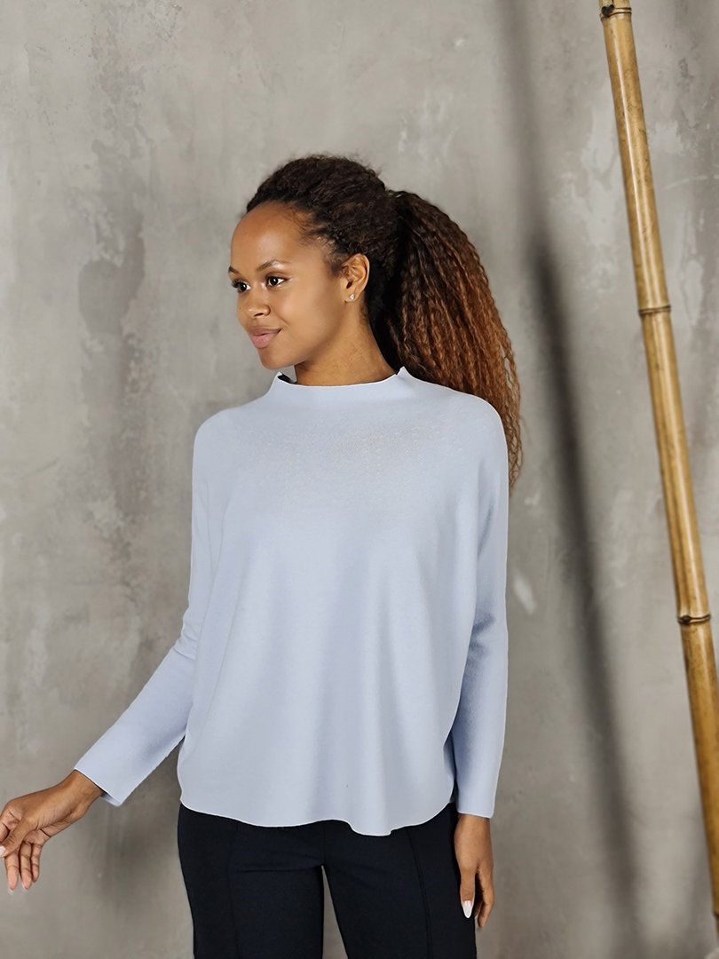 Джемпер Kontatto безшовный голубой, фотография №2