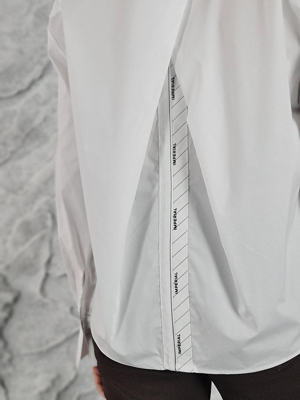 Рубашка Imperial с надписью imperial сзади белая, фотография №4