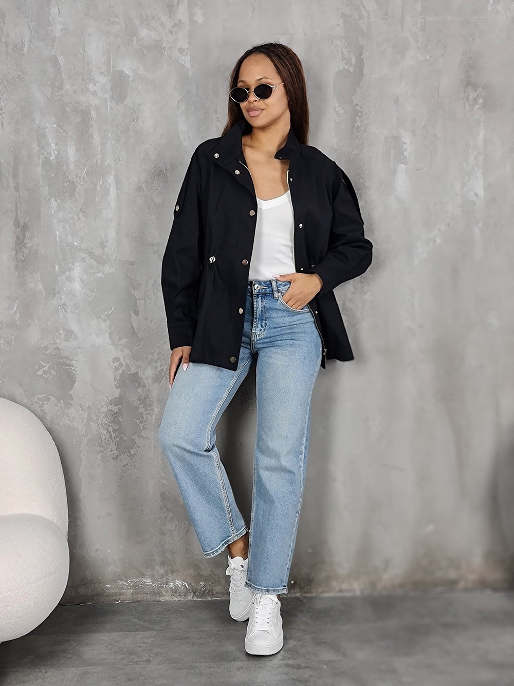 Парка Atelier Emi на кулиске черная, фотография №2