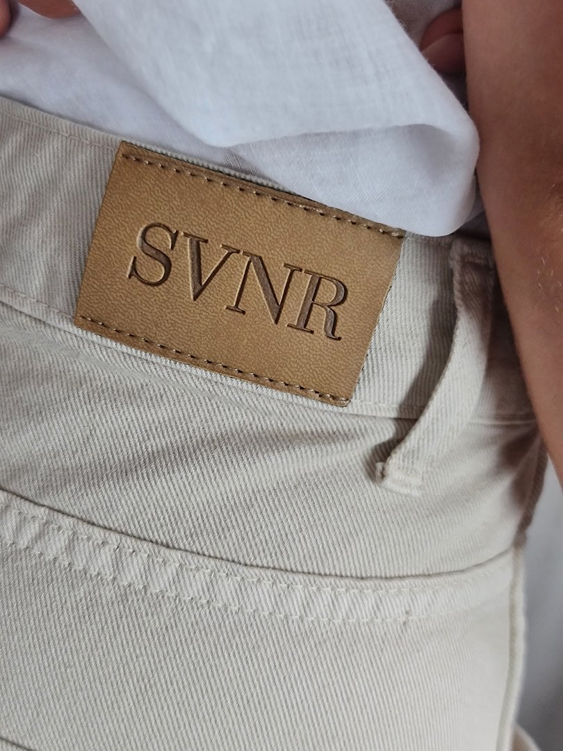 Джинсы Souvenir бананы бежевые, фотография №6