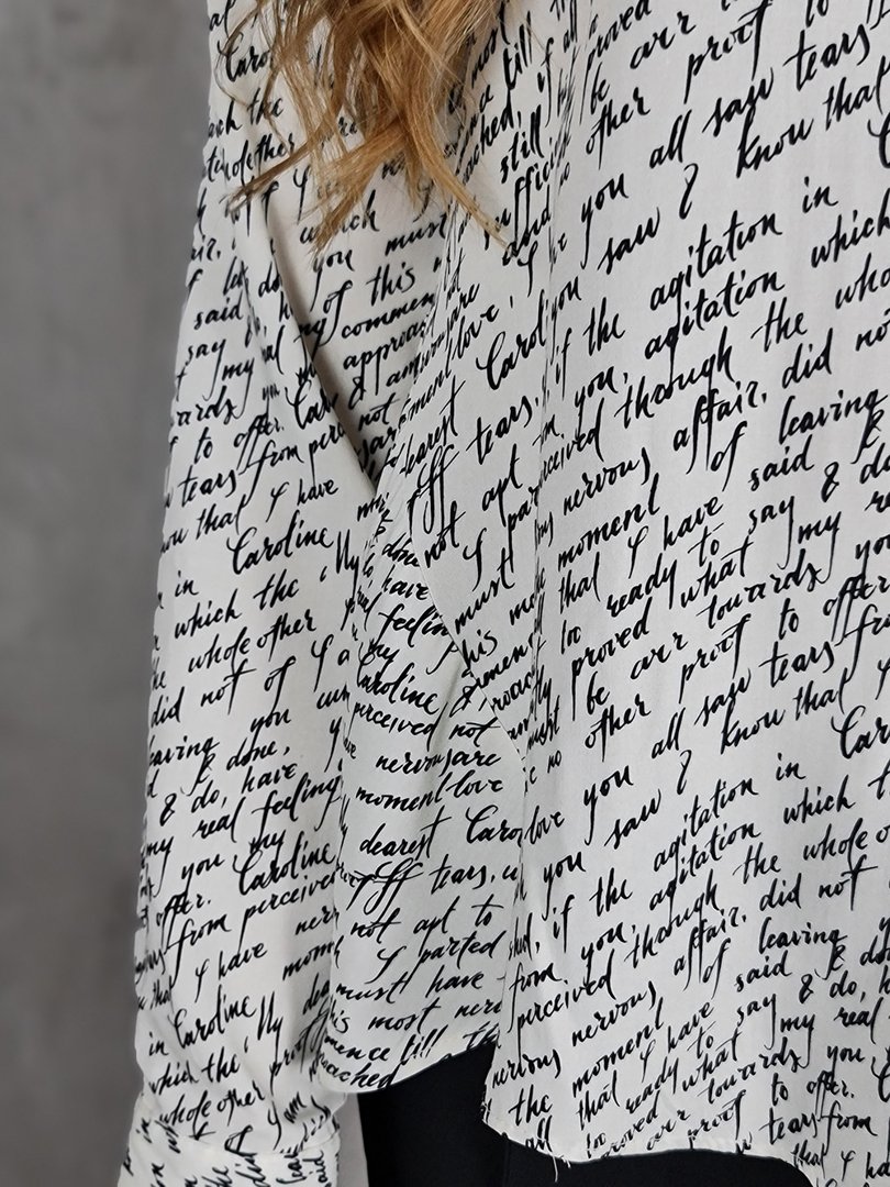 Рубашка Imperial с надписями молочная, фотография №6