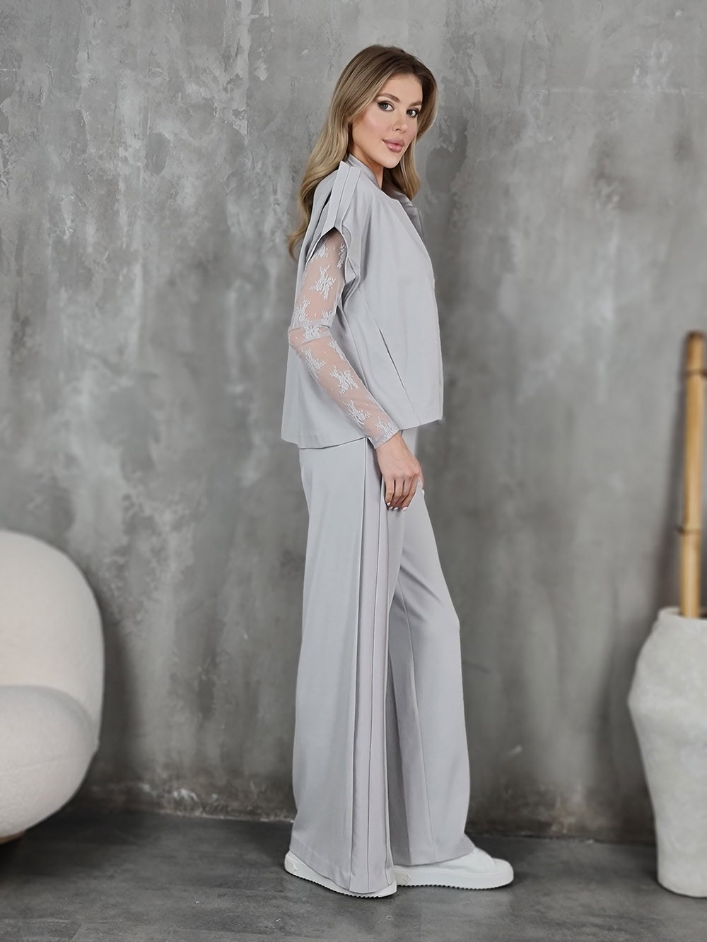 Жилет Imperial на молнии серый, фотография №3