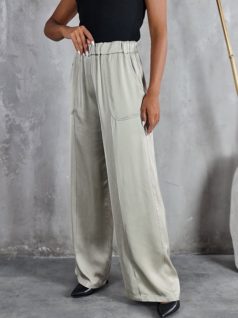 Костюм CLOTHÉ тонкий длинный тренч и брюки оливковый, фотография №5