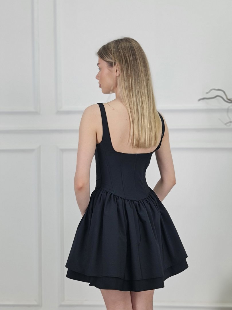 Платье Imperial с корсетом черное, фотография №4