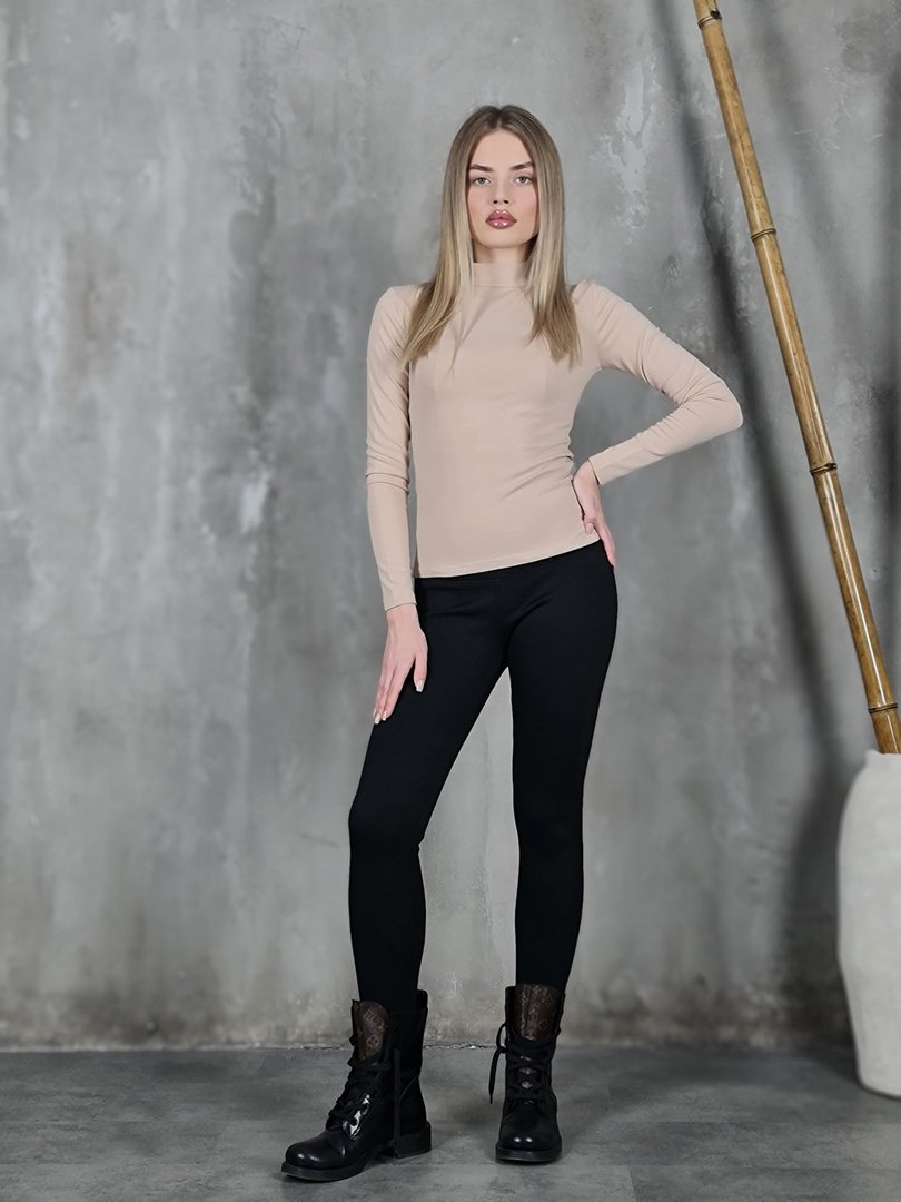 Легинсы Gondola Blu корректирующие серый подклад черные, фотография №2