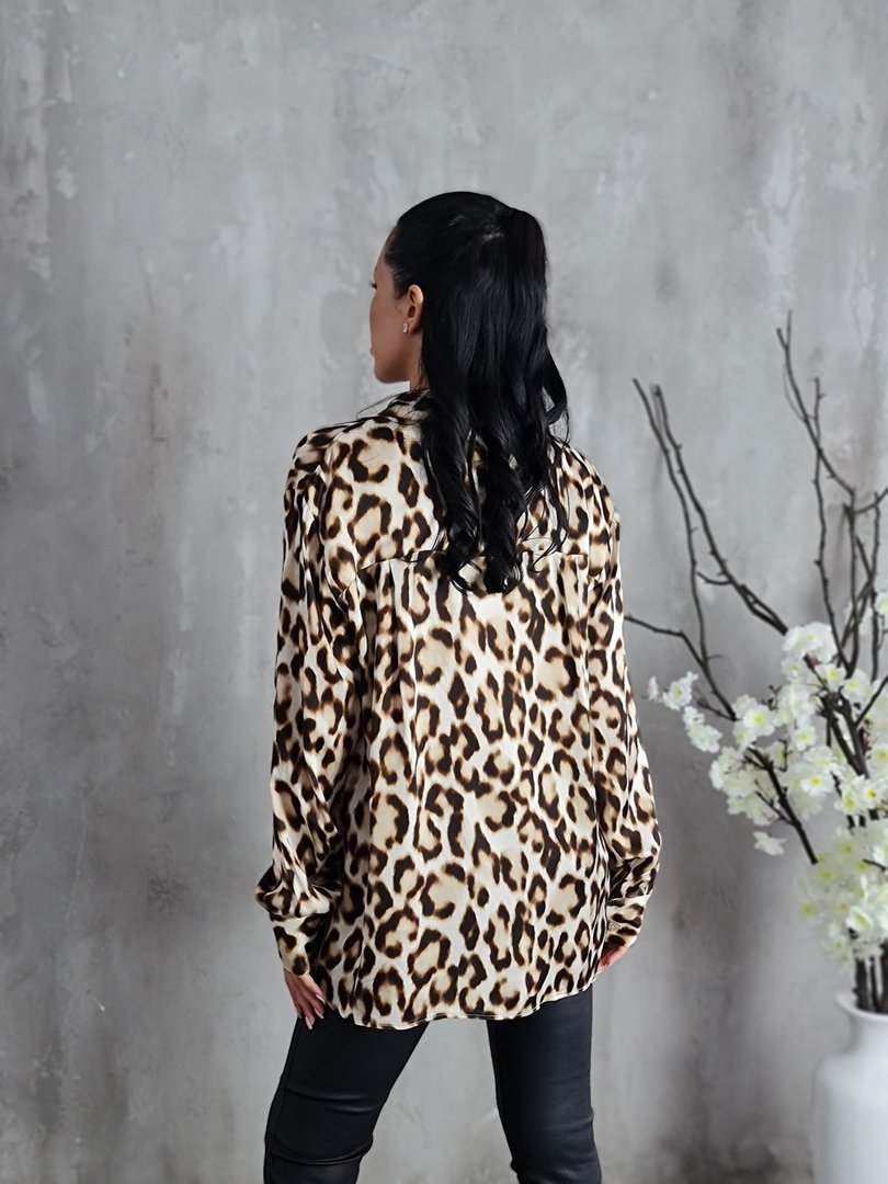 Рубашка Imperial с принтом леопард, фотография №5