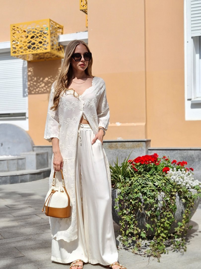 Сумка кисет Leather Country с плетеной вставкой карамель, фотография №2