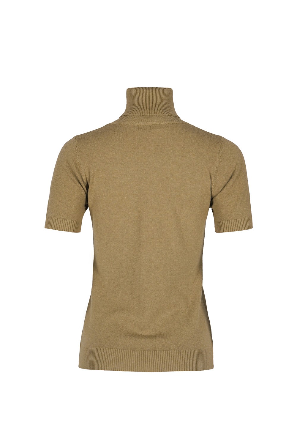 Водолазка EVELIN с коротким рукавом песочная, фотография №4