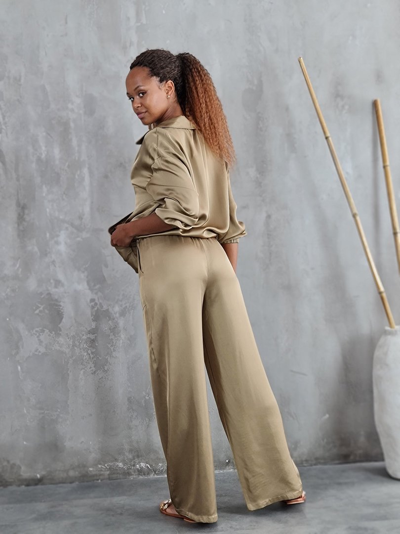 Костюм CLOTHÉ бомбер и брюки песочный, фотография №3