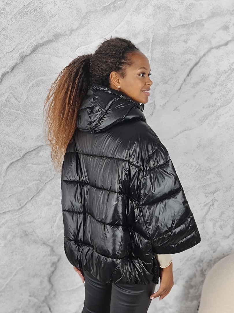 Куртка Monte Cervino рукава летучая мышь черная, фотография №3