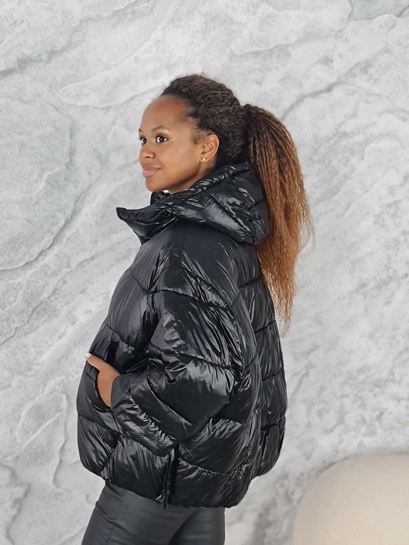 Куртка Monte Cervino рукава летучая мышь черная, фотография №2