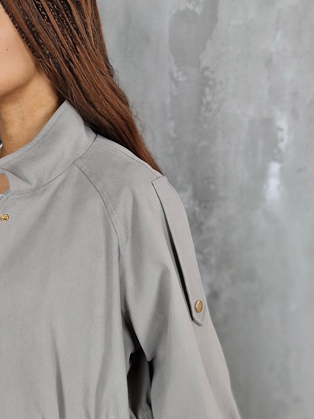 Парка Atelier Emi на кулиске серая, фотография №3