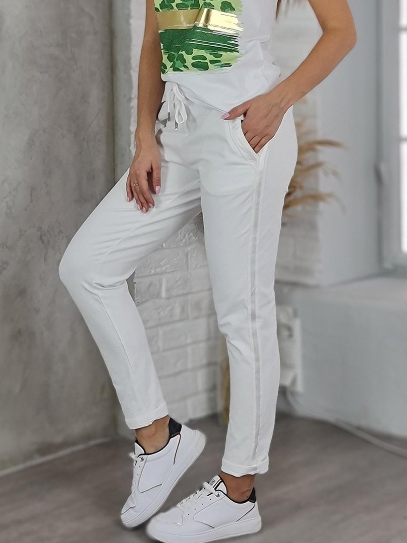 Брюки Naiif на завязочках белые, фотография №1