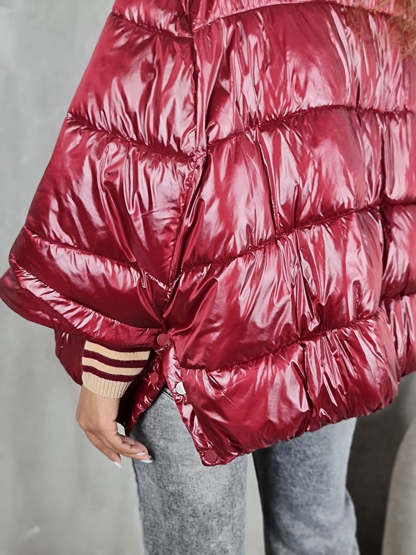 Куртка Monte Cervino рукава летучая мышь винный, фотография №2