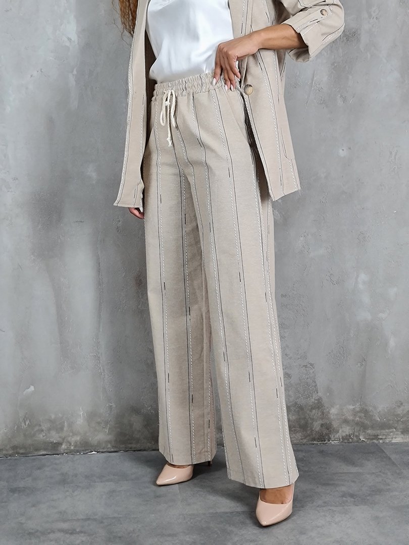 Костюм CLOTHÉ пиджак и брюки песочный, фотография №5