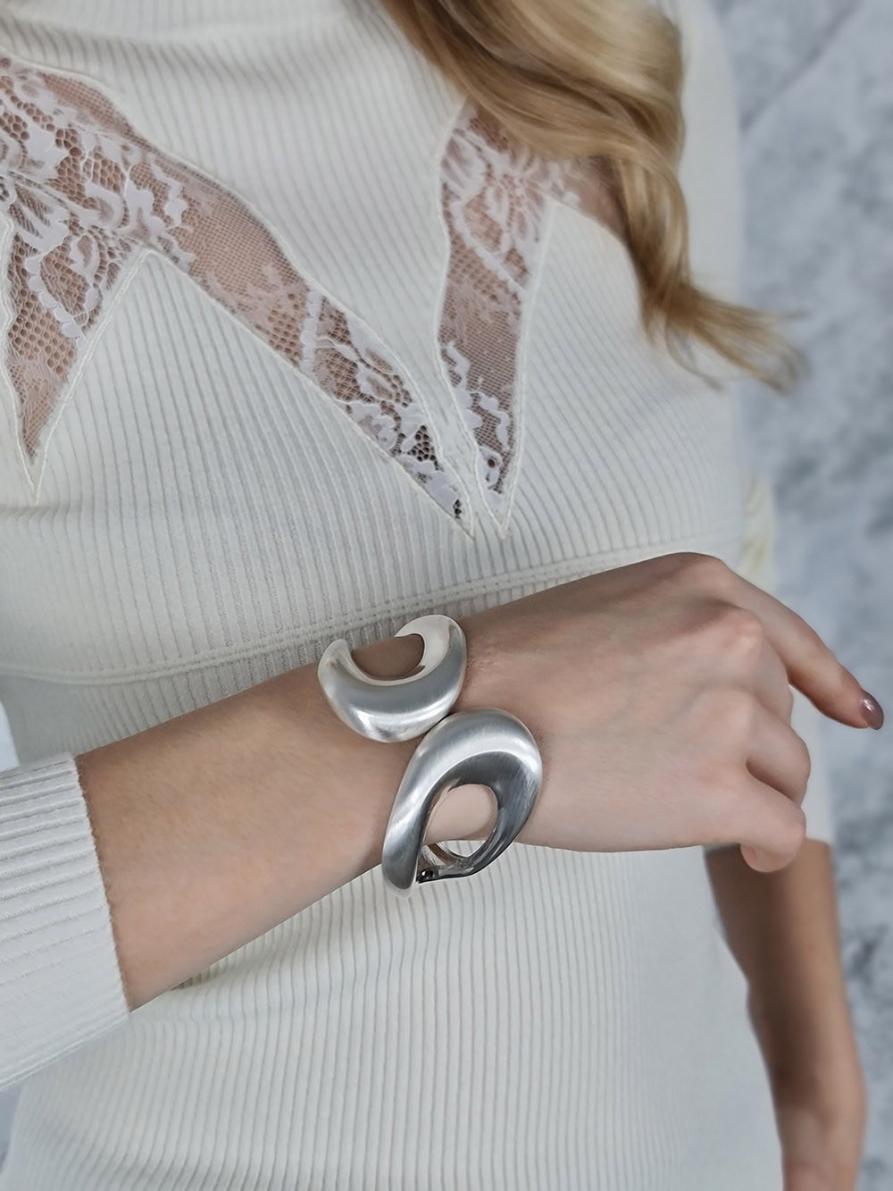 Браслет YILI ACCESSORI серебро , фотография №1