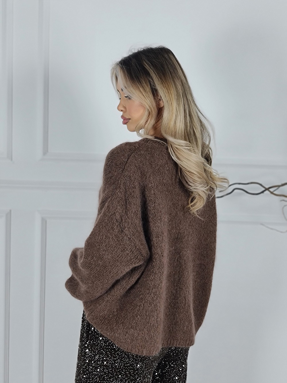 Джемпер Imperial пушистый шоколад, фотография №4