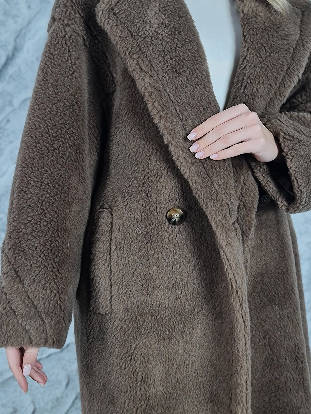 Шуба KOTHE длинная шоколад, фотография №5