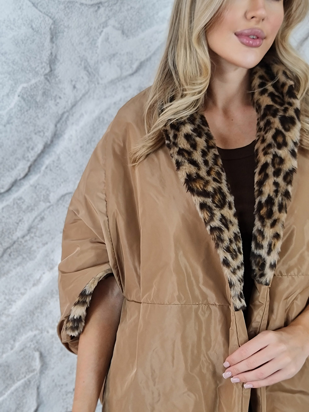 Куртка paquito песочная леопард , фотография №5