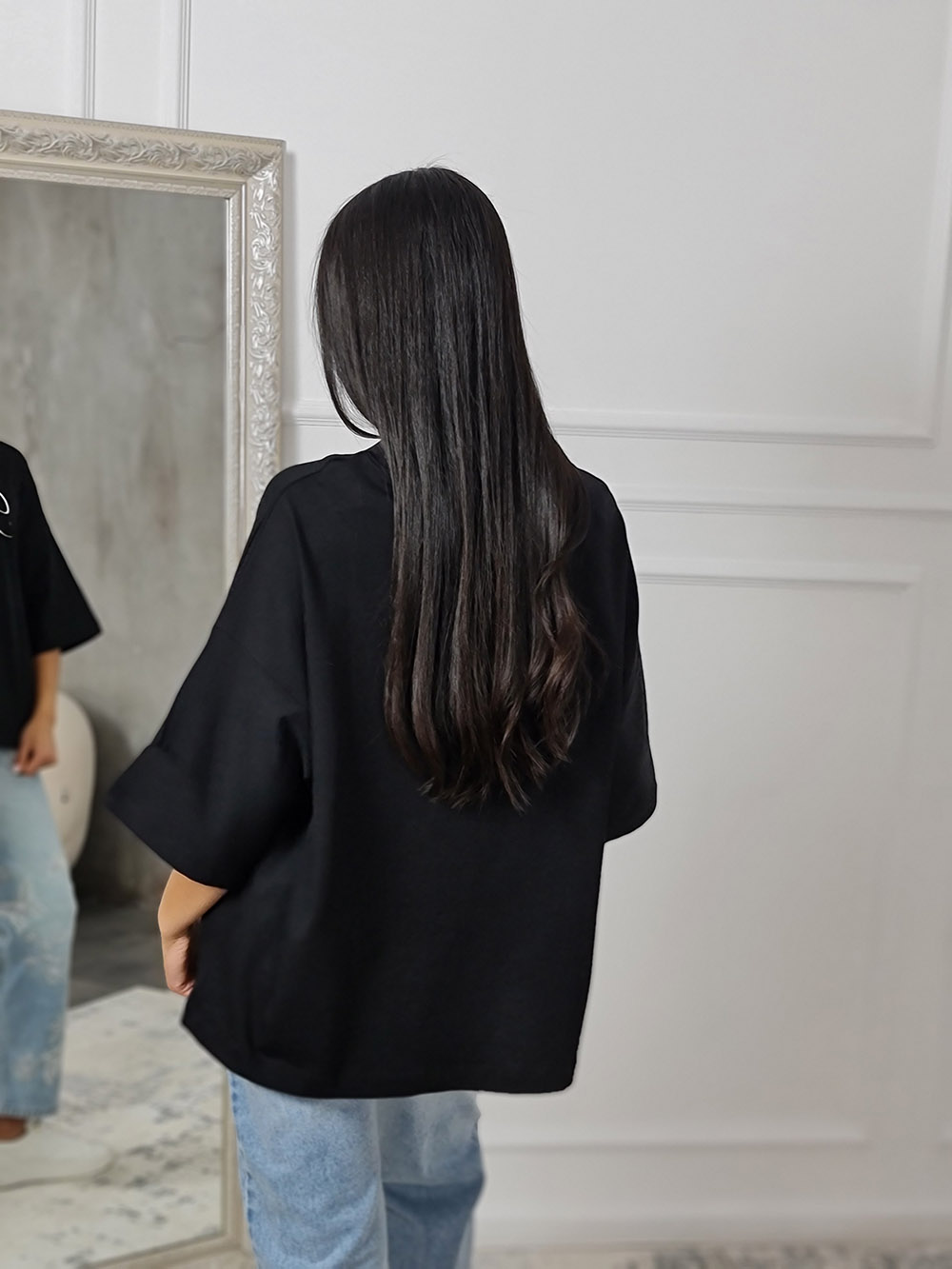 Футболка Barbara Alvisi "ITALIA" черная , фотография №2