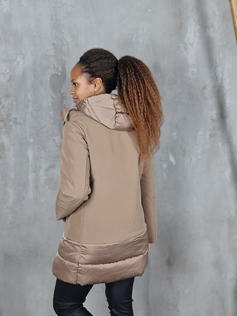 Куртка Ellen Rose комбинированная карамельная , фотография №4