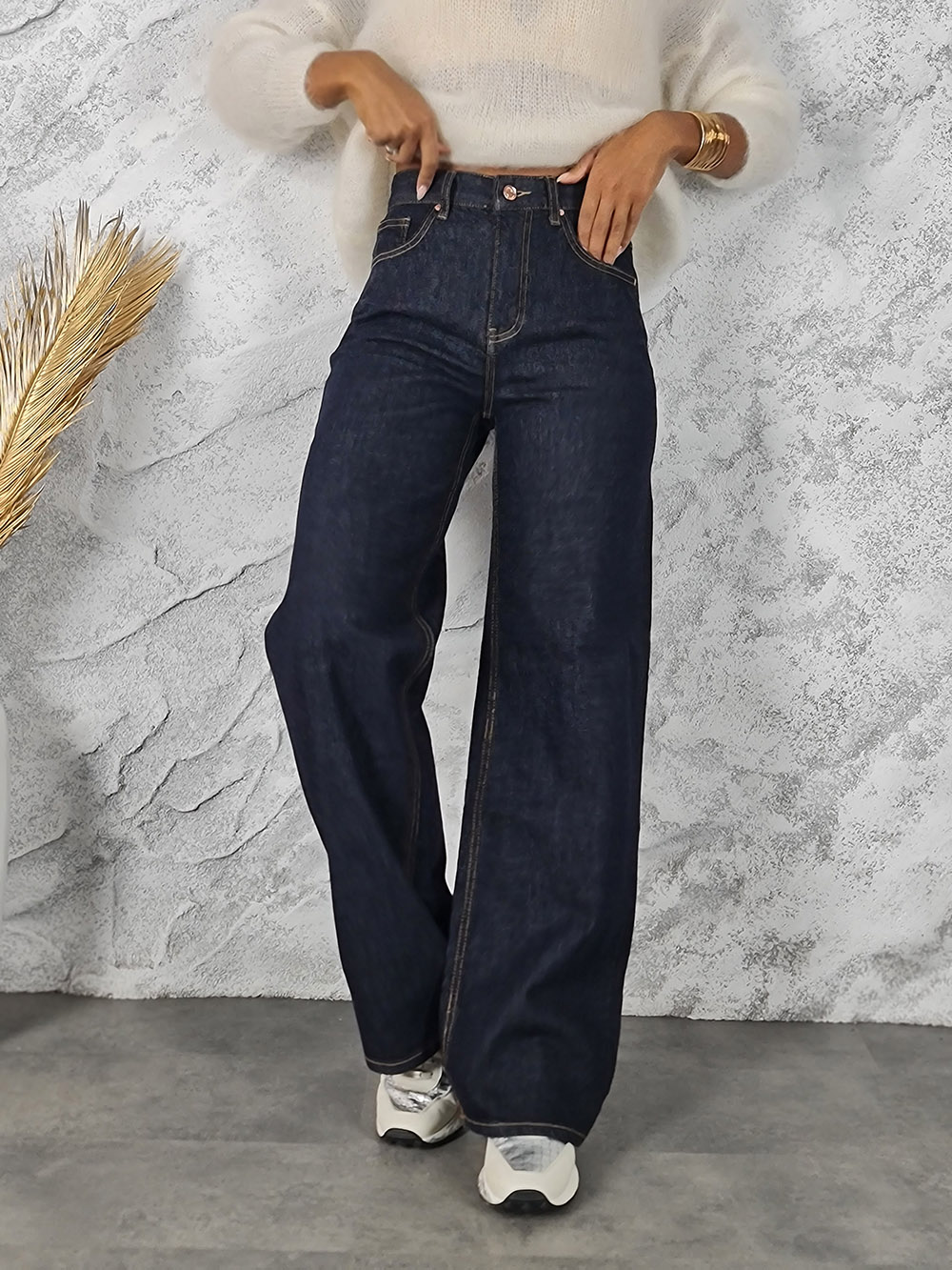 Джинсы Miss Bonbon синие, фотография №1