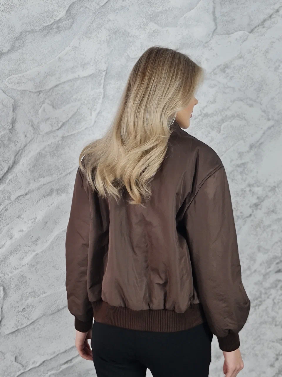 Бомбер CLOTHÉ на замке шоколад, фотография №3