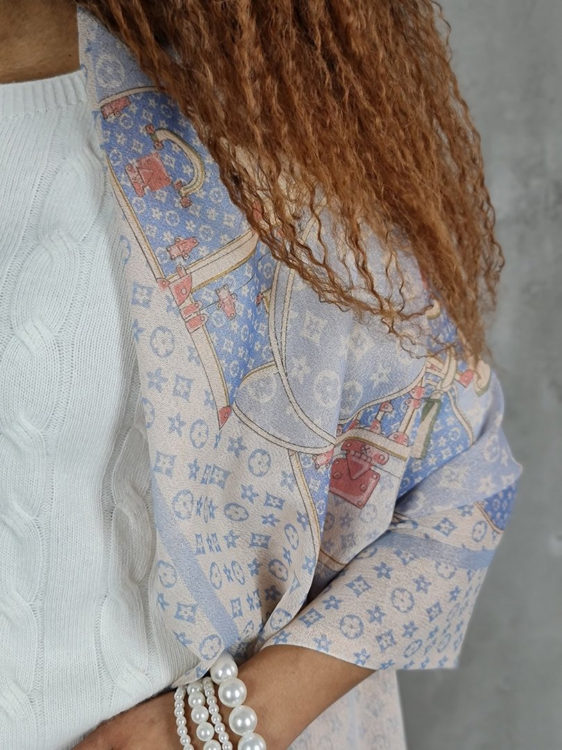 Шарф My Little Italy синий, фотография №4