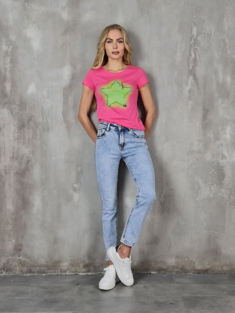 Джинсы Joleen прямые синие, фотография №3