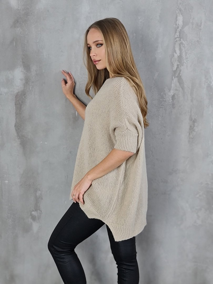 Джемпер Imperial oversize пушистый бежевый (Beige), фотография №2