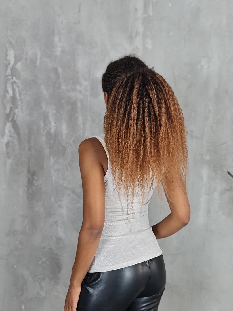 Топ Vicolo с люрексом бежевый, фотография №2