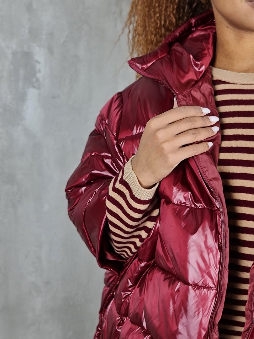 Куртка Monte Cervino рукава летучая мышь винный, фотография №3