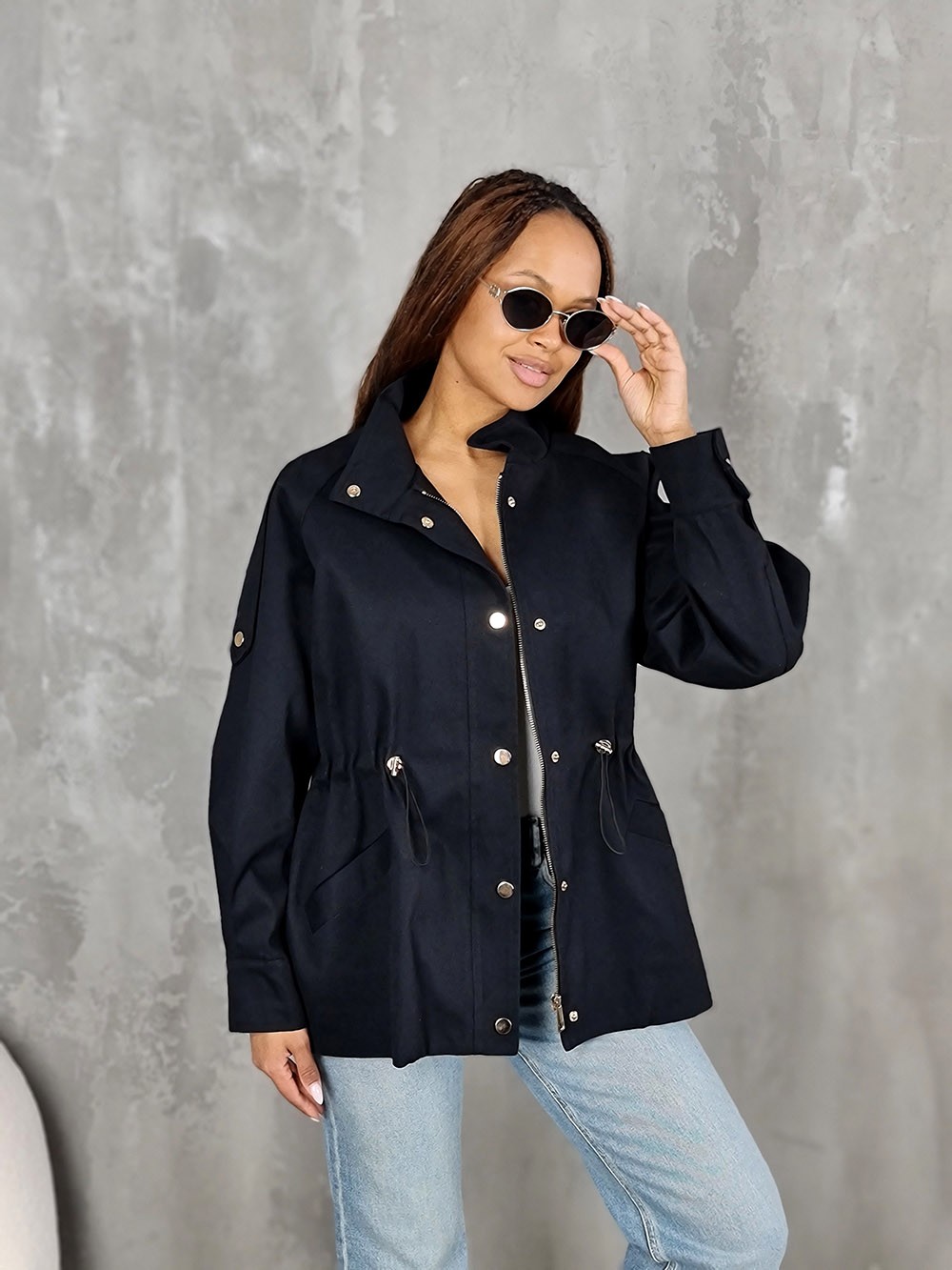 Парка Atelier Emi на кулиске черная, фотография №3