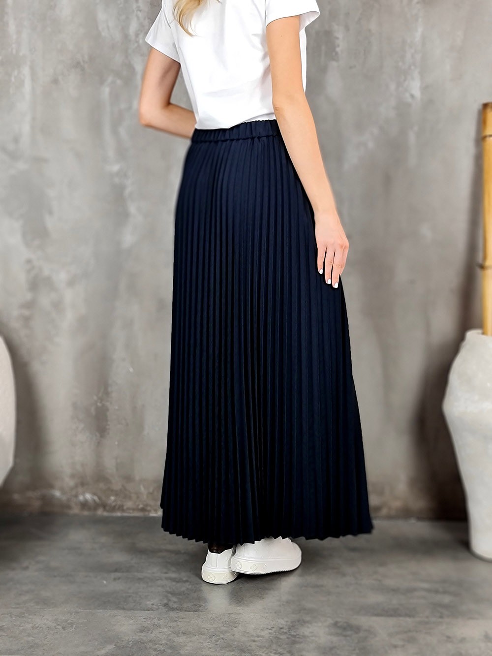 Юбка CLOTHÉ плиссе темно-синяя, фотография №2