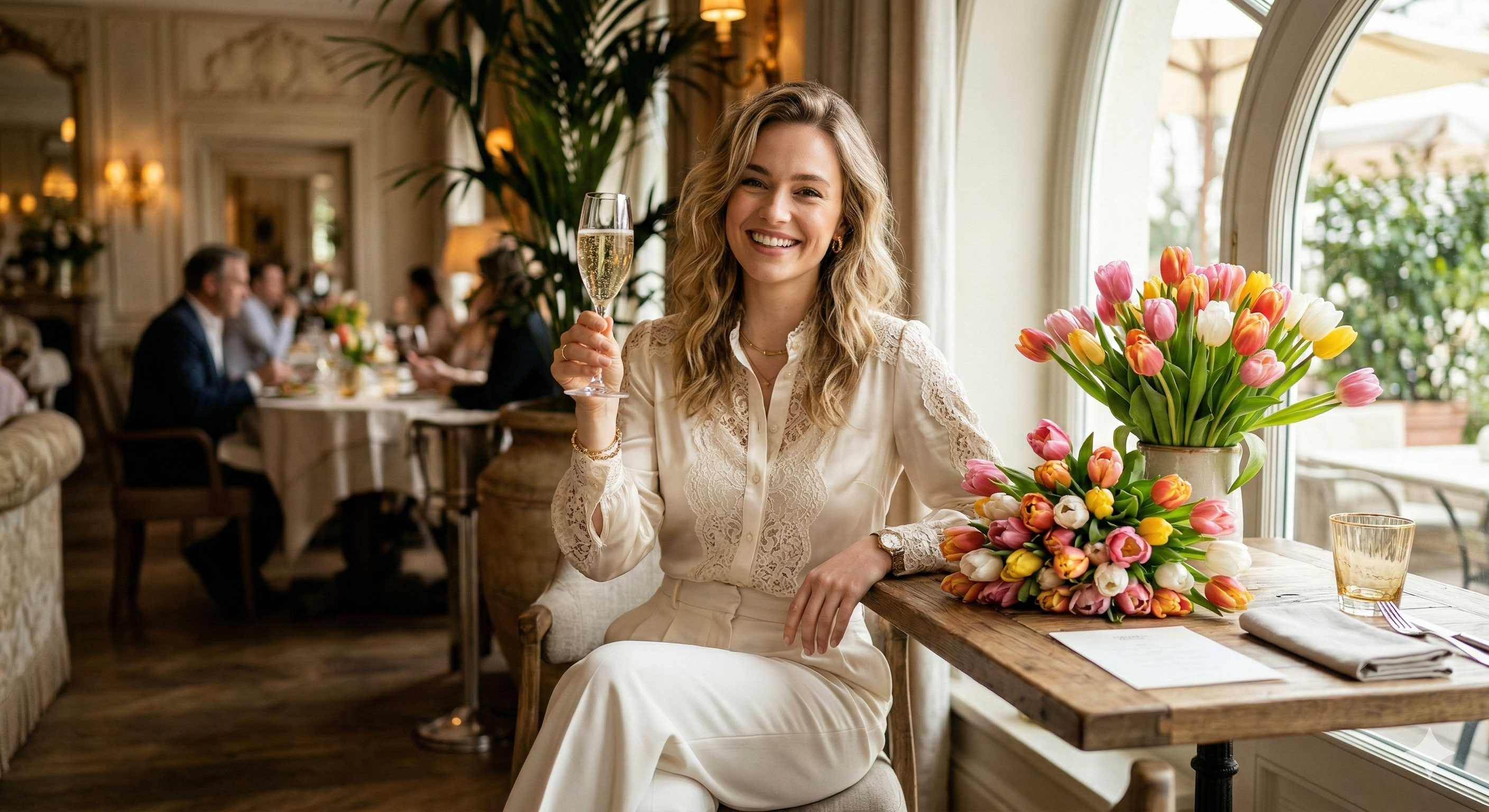 В чем встречать 8 Марта 2026: 4 образа для ресторана, офиса и свидания (без банальных платьев)