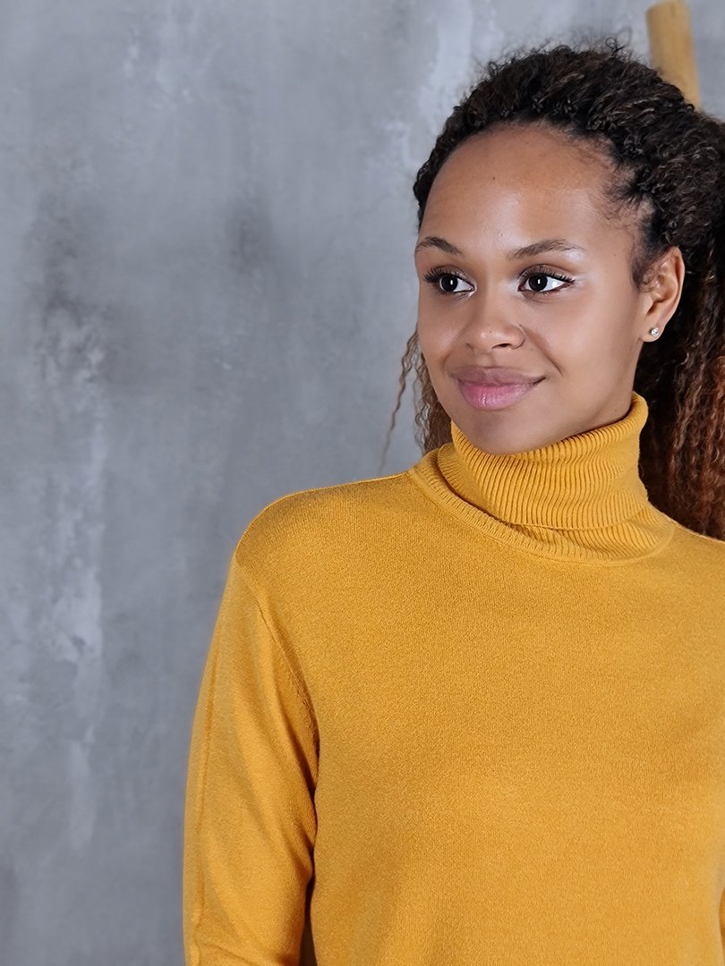 Водолазка Melany базовая песочная, фотография №2