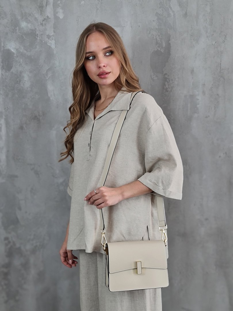 Рубашка MIHO'S бежевая, фотография №4