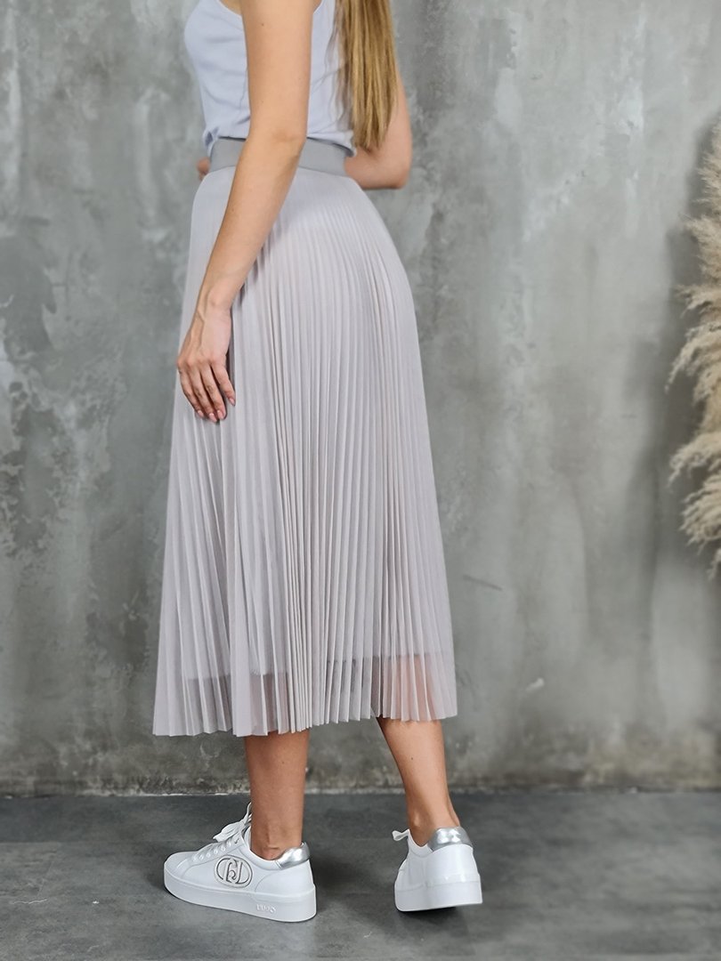 Юбка Imperial сетчатая плиссированная серая , фотография №3