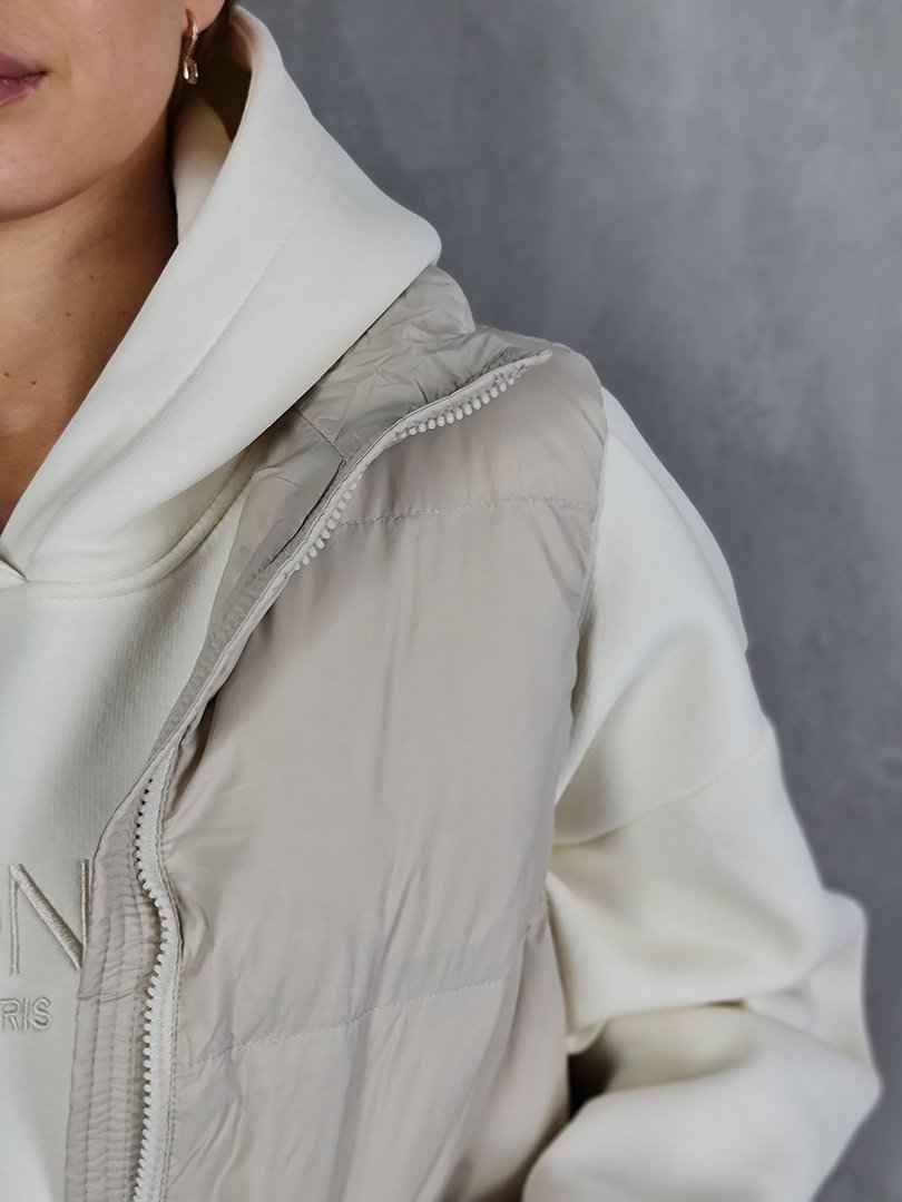 Жилет My Star Collection с карманами кремовый, фотография №4