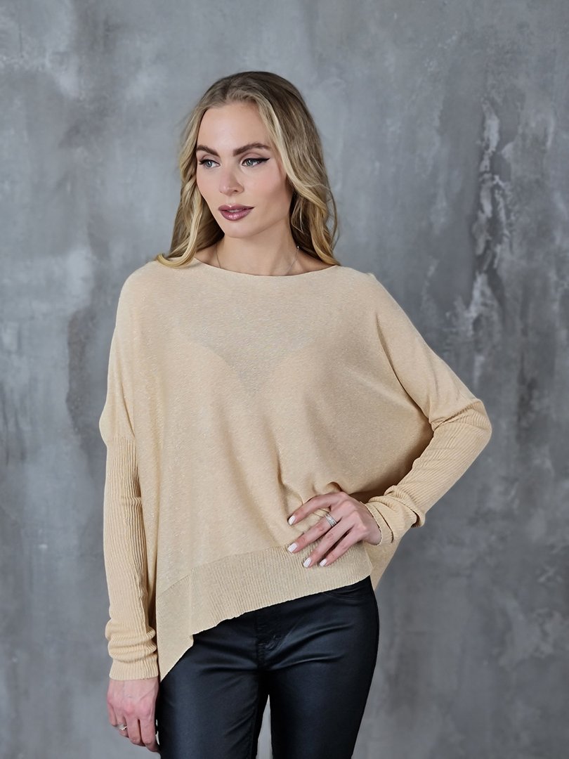 Джемпер J-Clair с мерцающей нитью золотой, фотография №3