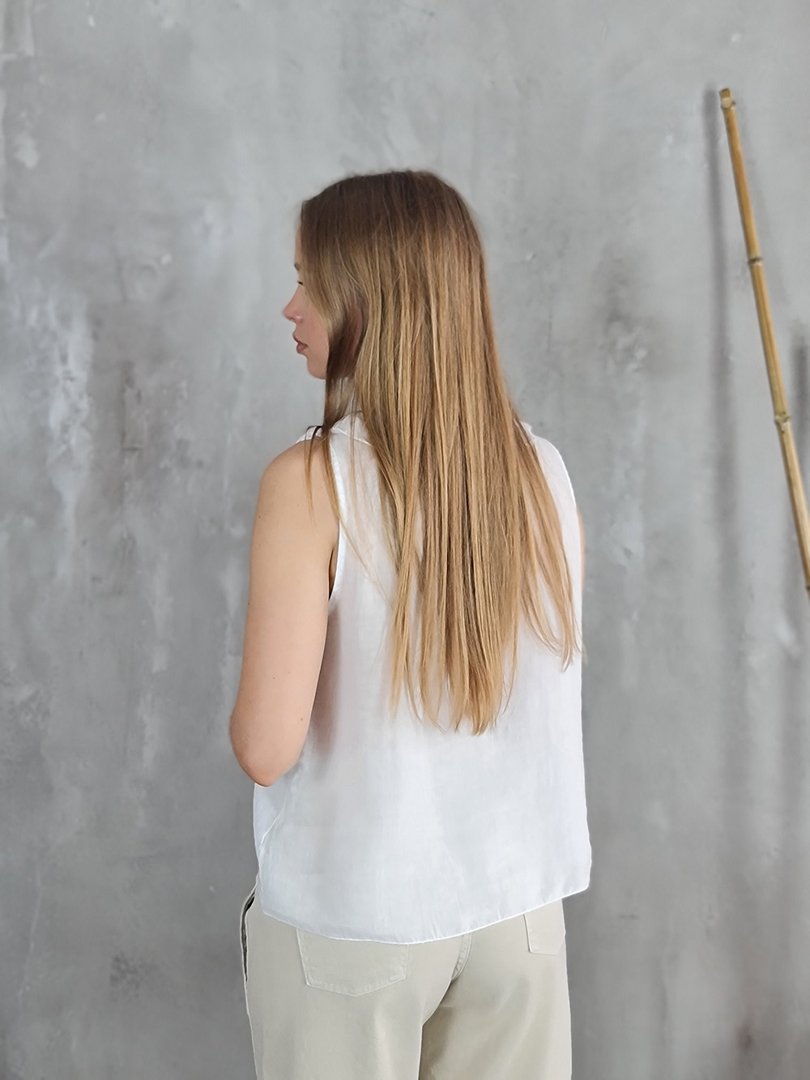 Топ MIHO'S с рюшами белый, фотография №2