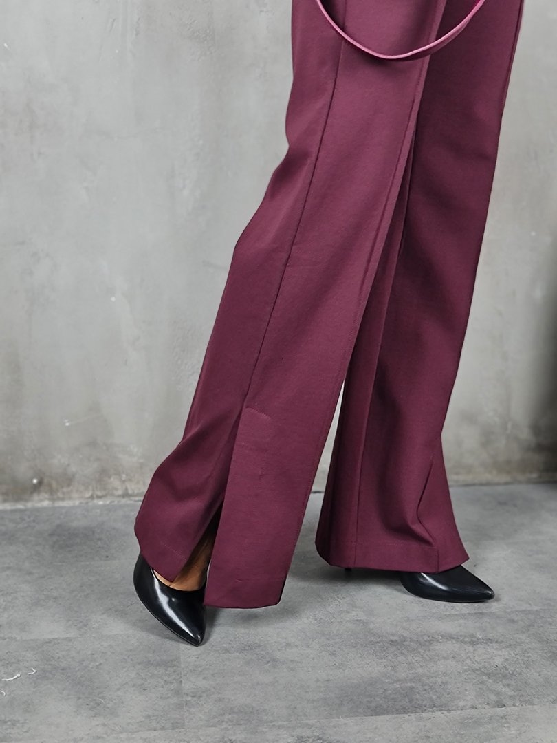 Брюки Vicolo с прямым швом бордо, фотография №2