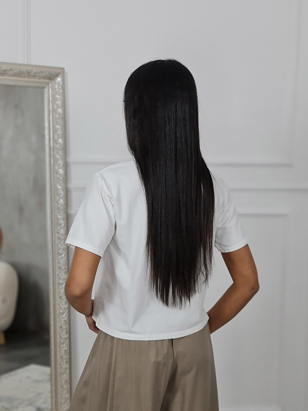 Футболка MIHO'S базовая белая , фотография №4