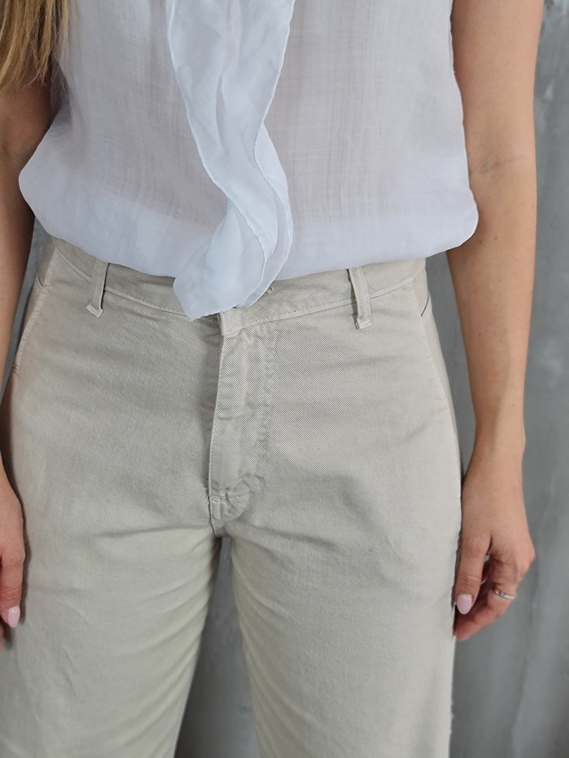 Джинсы Souvenir бананы бежевые, фотография №4