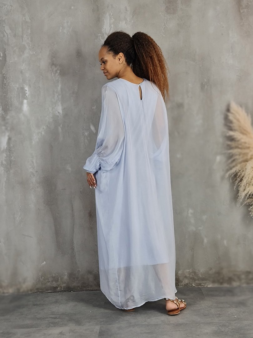 Платье CLOTHÉ свободное голубое, фотография №3