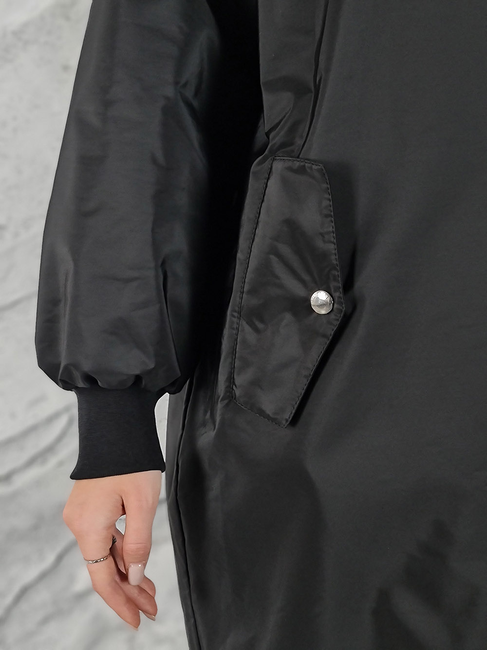 Пальто утепленное Imperial черное, фотография №5